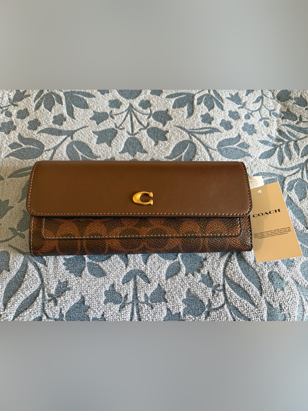 COACH MILA LONG FLAP WALLET - Picture 4 of 8